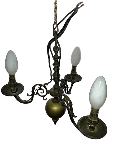 Vintage three arm - three-arm, chandelier