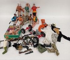 Vintage Action Man Figure Bundle with Accessories and Walkie Talkie Set 1990's