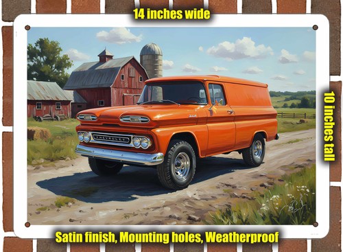 Metal sign 1961 chevrolet - metal,