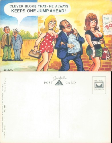 Humorous cartoon with