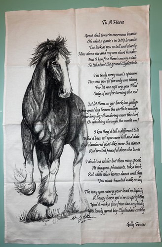 Vintage clydesdale horse - vintage,