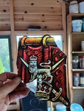 Original Antique Hand-painted  Fragments by A.E.Lemmon from Christ church Lye.