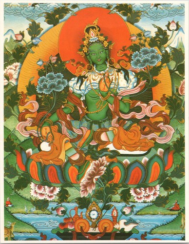 Green tara buddha liberator - green,