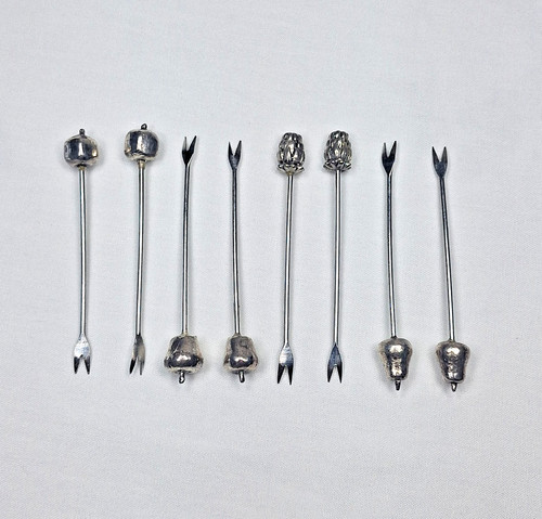 Set silver fruit topped - 6,