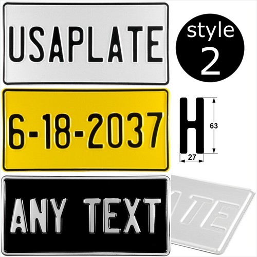 Style american usa - 12"x6",