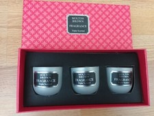 Molton Brown Fragrance Triple Scented Lilac and Musk set 3 candles