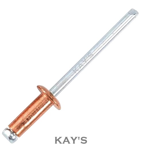 Copper pop rivets steel - rivets,