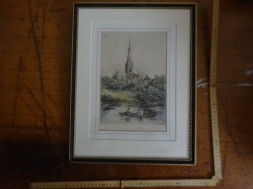Framed glazed print - &,