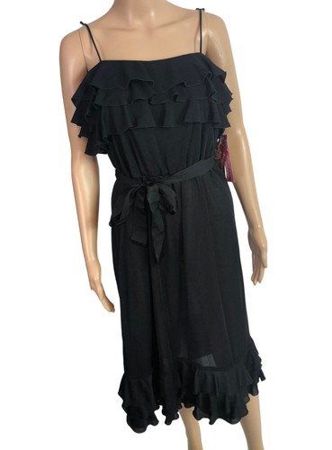Vintage 1970s semi sheer black - 1970s, semi-sheer