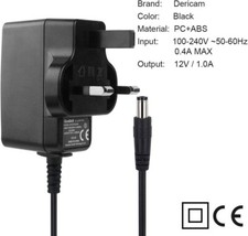 12V 1A Adapter AC/DC UK Power