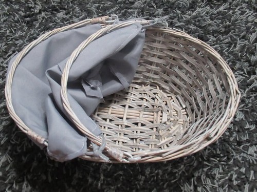 Grey washed large - , oval