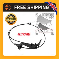 For Peugeot Partner Citroen Berlingo 2008-19 Bonnet Release Cable w/ Pull Handle