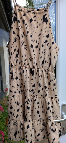 Women beige black leopard - black,