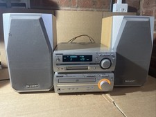 Sharp MD-MX10 MD COMPACT COMPONENT SYSTEM + 6 SHARP MD80 Cd Player TESTED