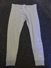 Jack Wills Grey Skinny Fit Joggers UK 14 Great Condition Women's