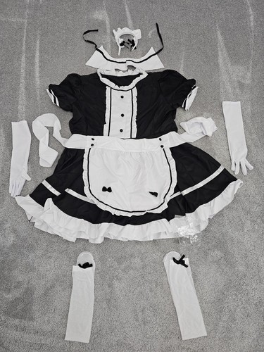 French maid costume womens 3xl - french,