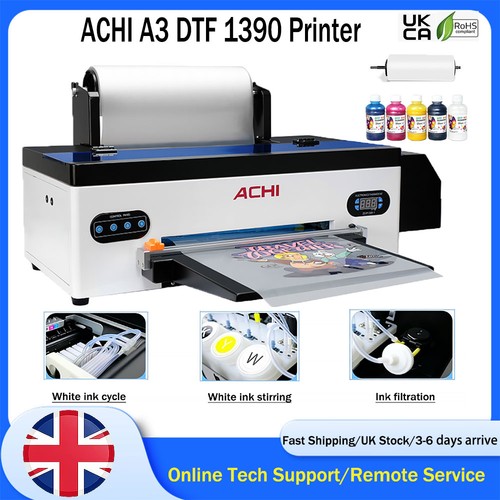 Achi 1390 dtf flatbed - dtf, heat