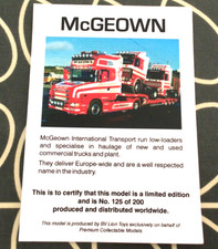 Lion toys mcgeown scania - lion,