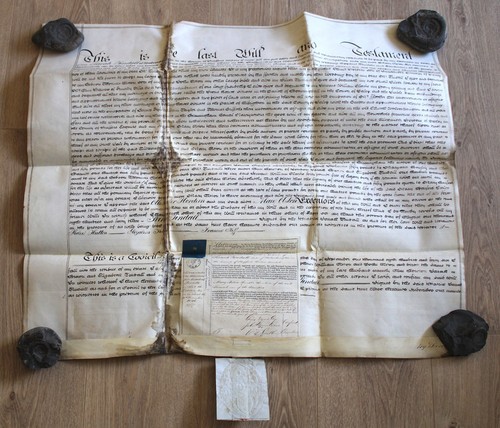 1847 vellum last will - last,