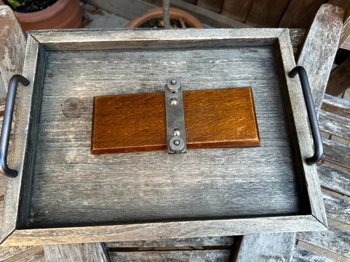 Vintage wooden tie press - wooden,