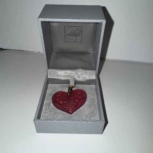Authentic lalique france red - lalique,