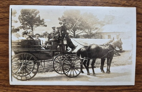 Edwardian horse drawn wagon - edwardian,