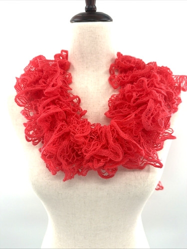 Handmade ruffle yarn - ruffle, scarf