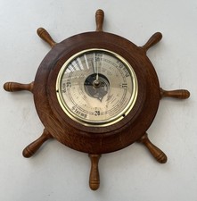 VINTAGE WOODEN SHIPS WHEEL