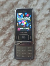 SAMSUNG SGH G800 Silver Slider Slider Mobile Phone UNTESTED