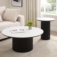Round Marble Effect Coffee