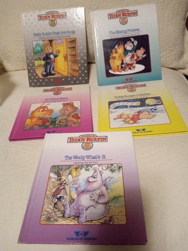 Teddy ruxpin books and - and, tape