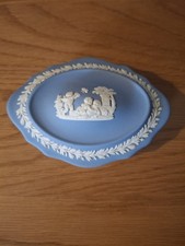 Wedgwood Blue Jasperware Oval