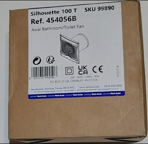 Vent axia 454056 - b, silhouette