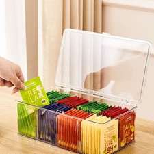 Covered Tea Bag Storage Box