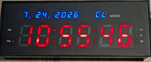 Large led gym - large, timer