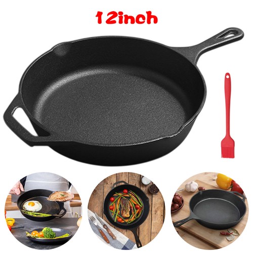 Large cast iron skillet - large,