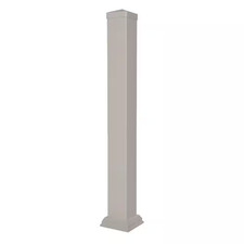 38 In. Vinyl Tan Railing Post