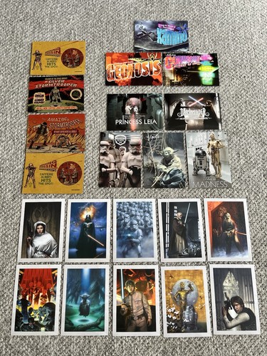 Star wars postcard lot - star,