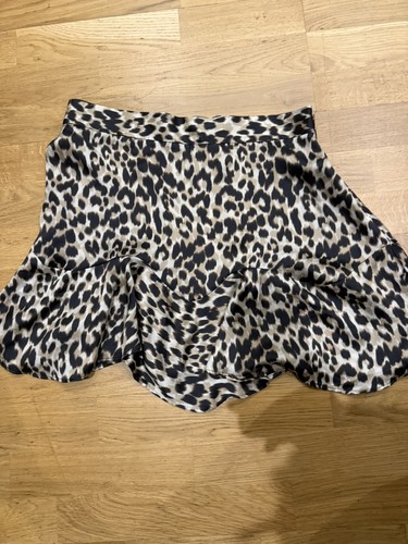 Zara leopard satin - satin, mini