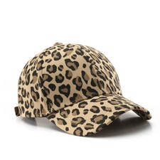cap cap Hat fashion simple leopard print curved brimmed baseball cap