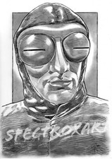 INVADERS FROM MARS ORIGINAL ART "Mutant Martian" by Spectroxart