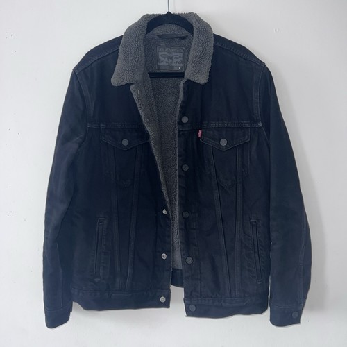 Levi trucker jacket black - levi’s,