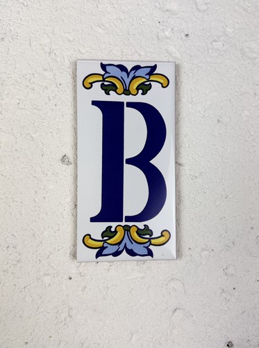Vintage spanish ceramic - spanish, letter