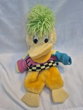 Edd the Duck Hand Puppet Plush Toy BBC Children's 1990 Vintage
