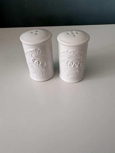 Vintage salt and pepper pots - salt,