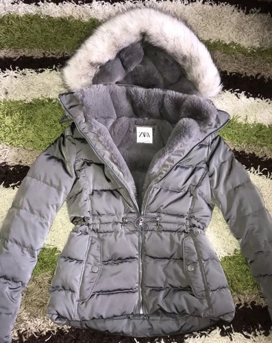 Ladies size grey zara down - grey,