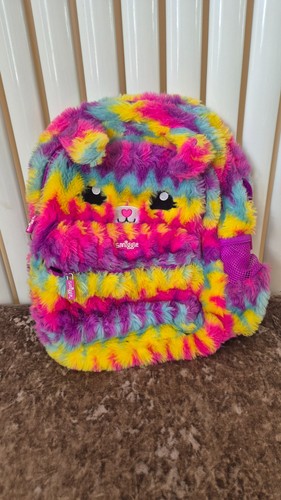 Smiggle fluffy bag - ., colourful.