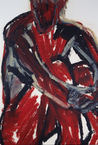 Original oil gouache on - &,