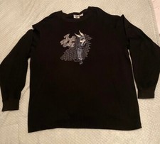 Acme Clothing Warner Bros Bugs Bunny The Wilder One Embroidered Shirt Vintage XL