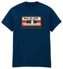 Mens 30th Birthday T-Shirt Best Of 1995 Cassette Tape Music 30 Timeless Classic